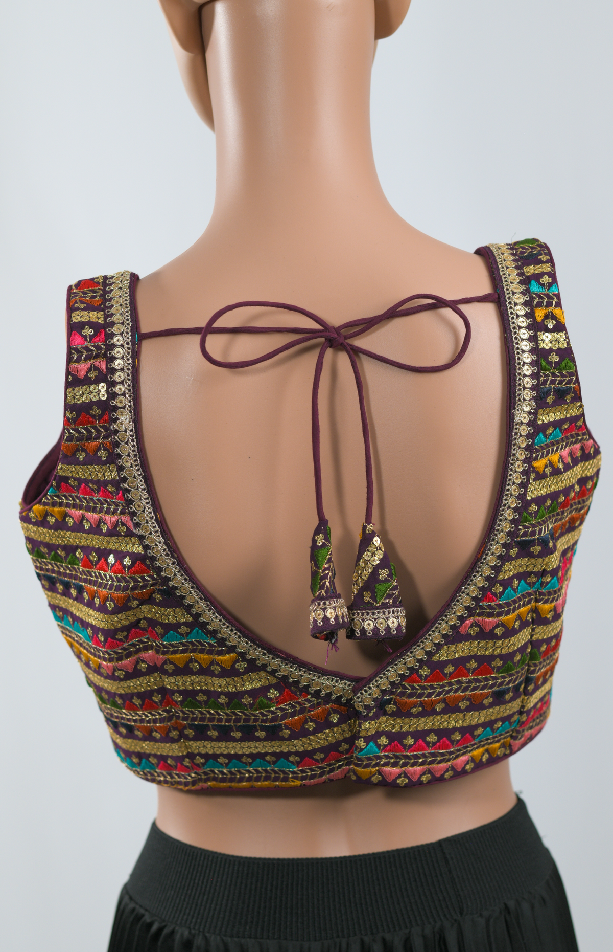 Baigani Purple Blouse