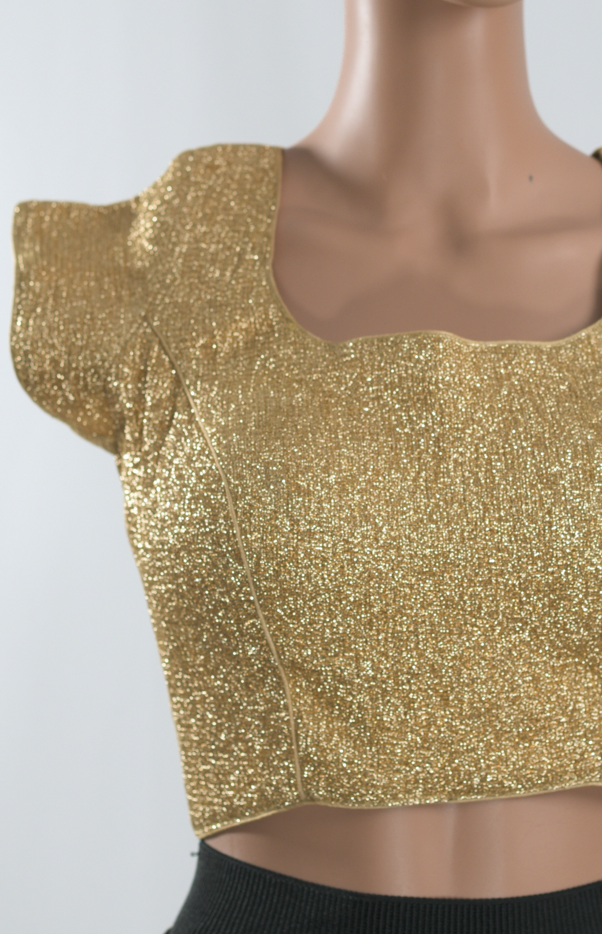 Jhallika Gold Blouse