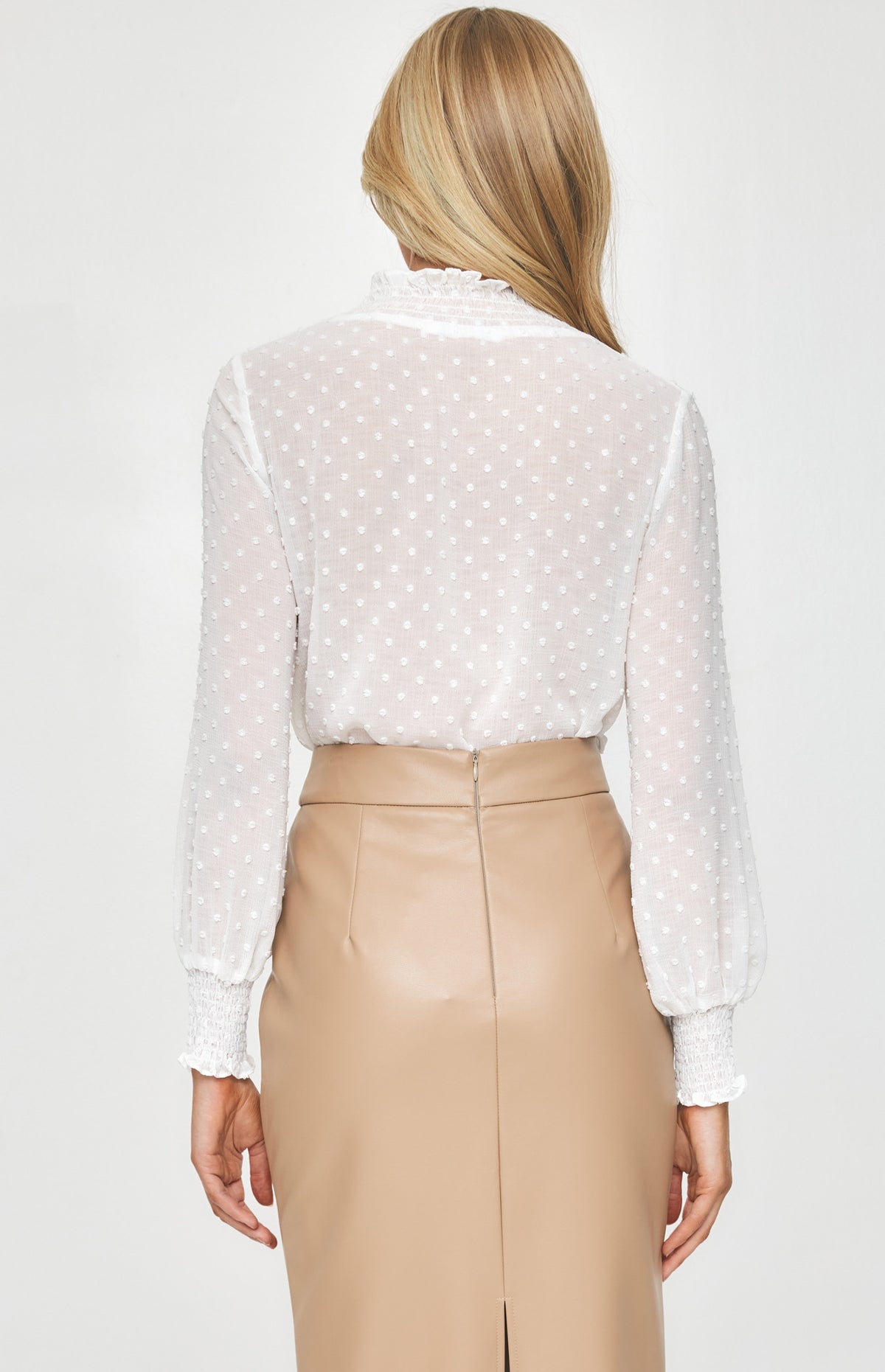 Luna White Sheer Top