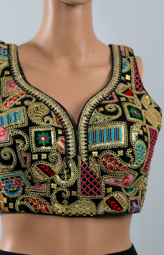 Nakti Black Blouse