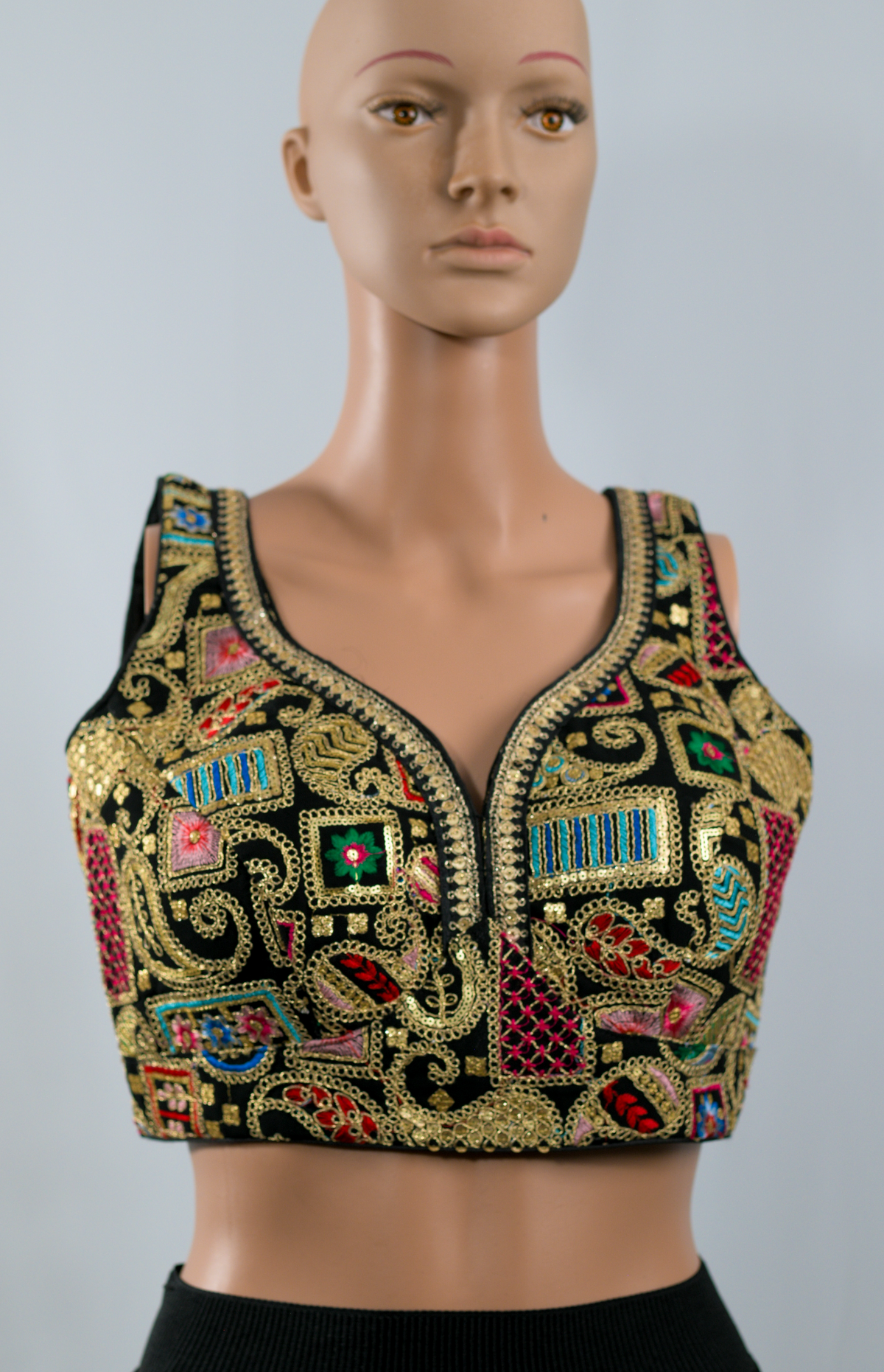 Nakti Black Blouse