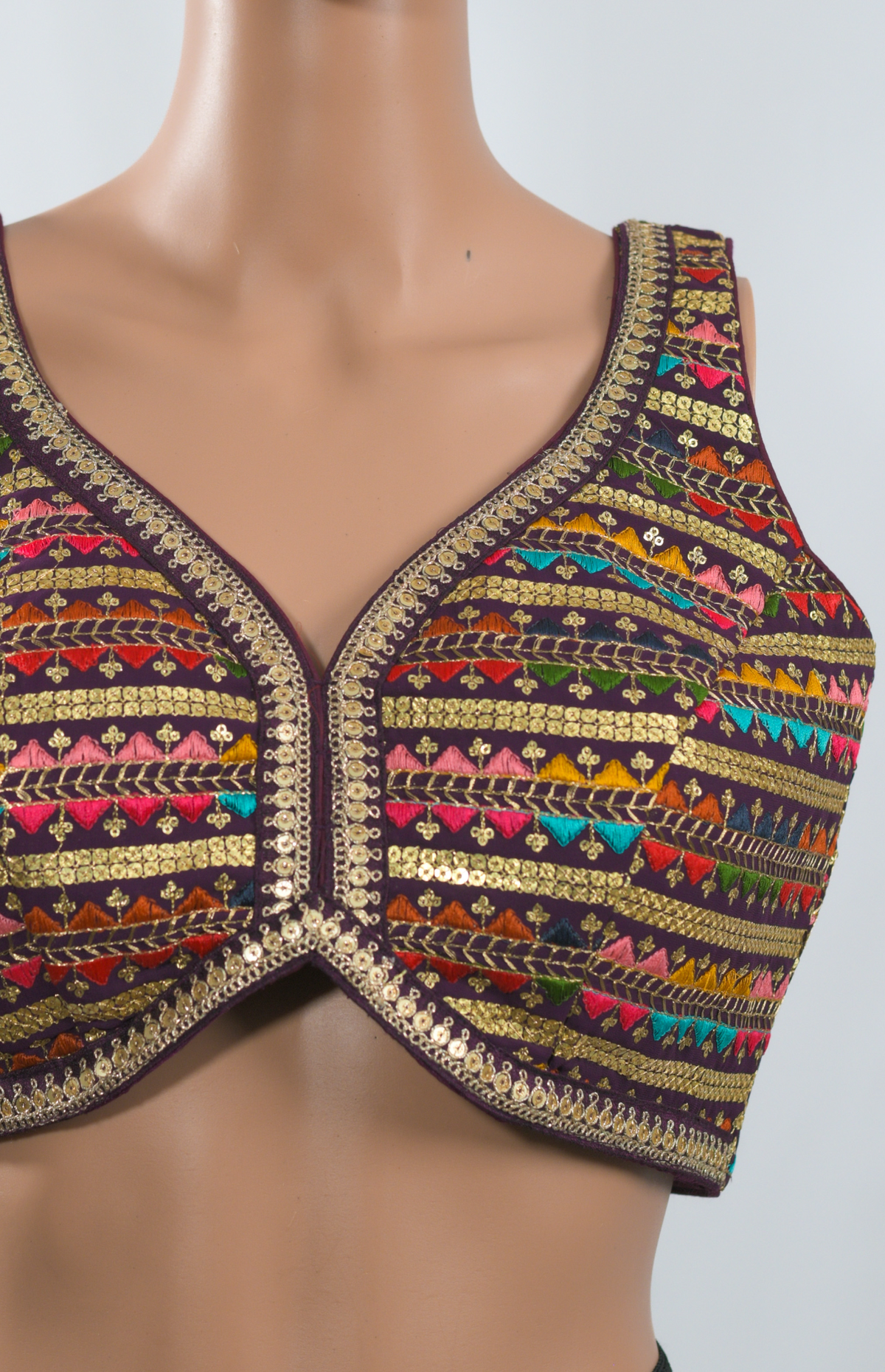 Baigani Purple Blouse