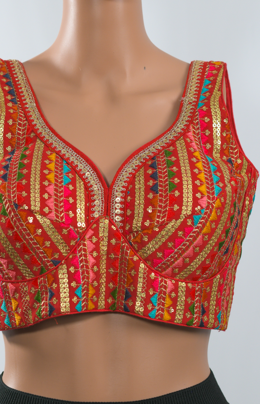 Ruby Red Blouse