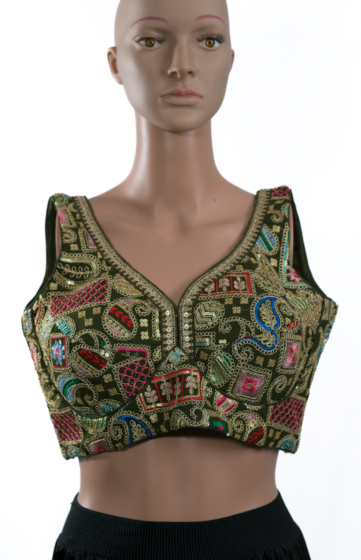 Arvi Dark Green Blouse