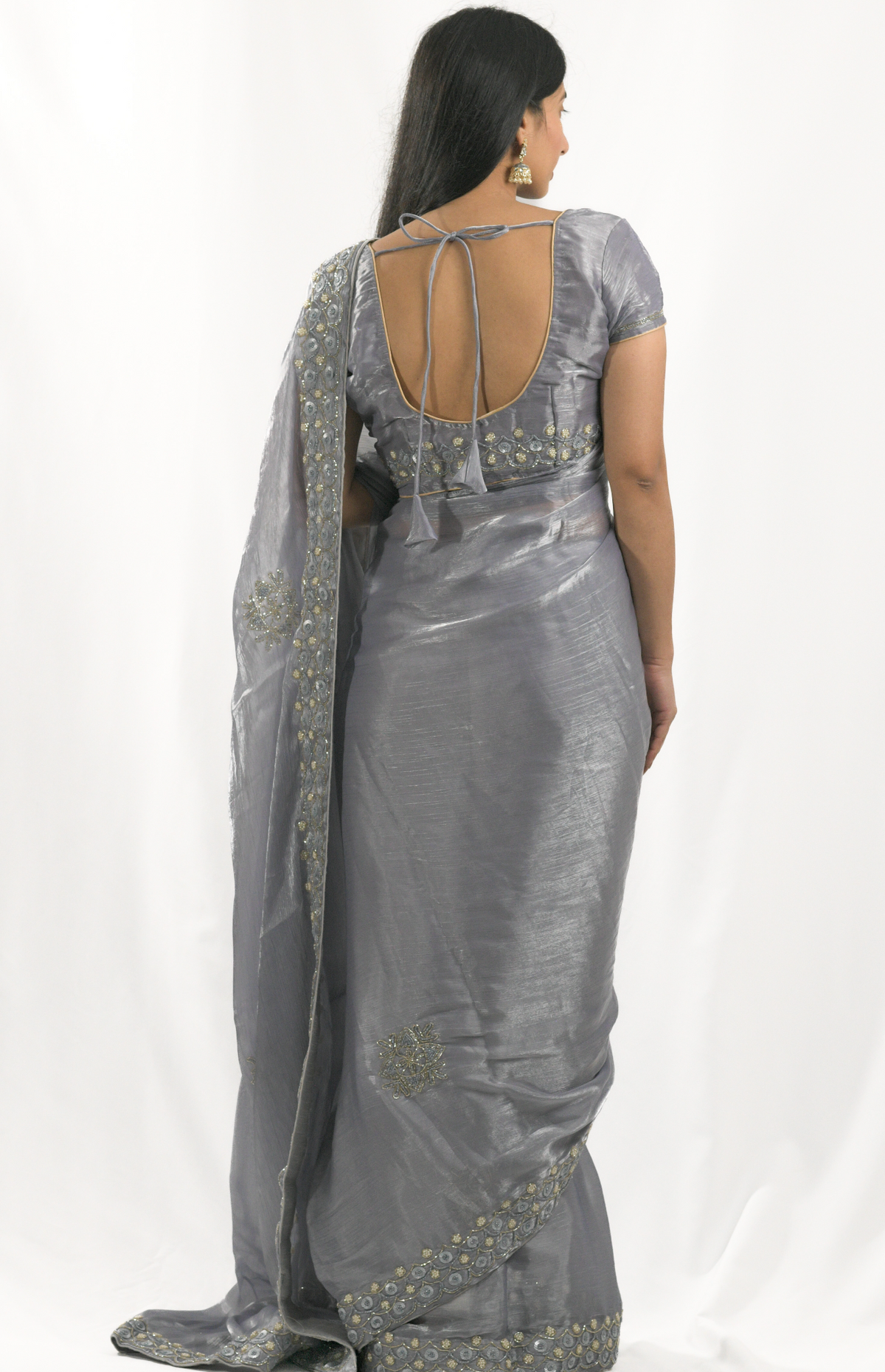 Grey Saree