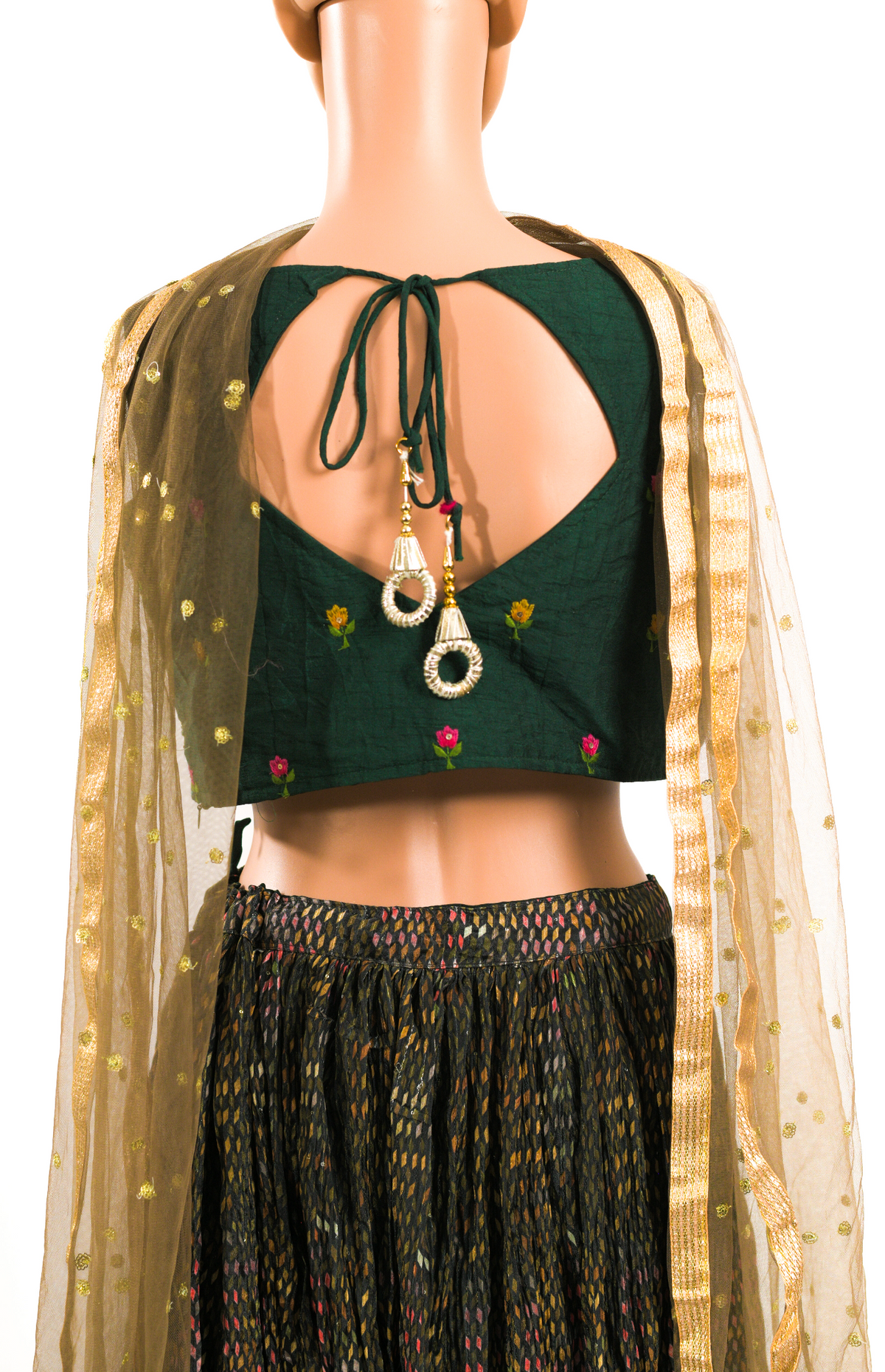 Digital Green Lehenga Set