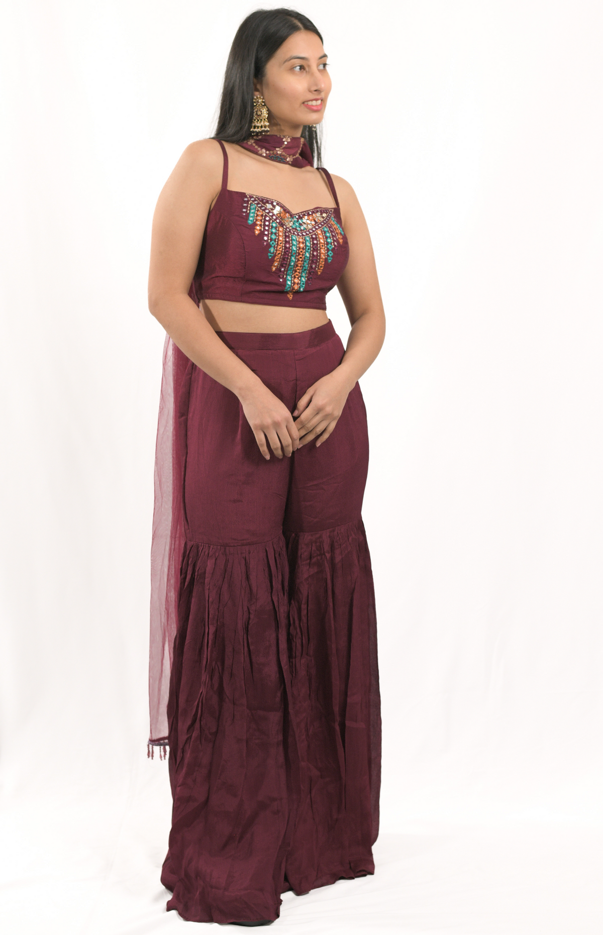 Crop Top 4 Piece Set