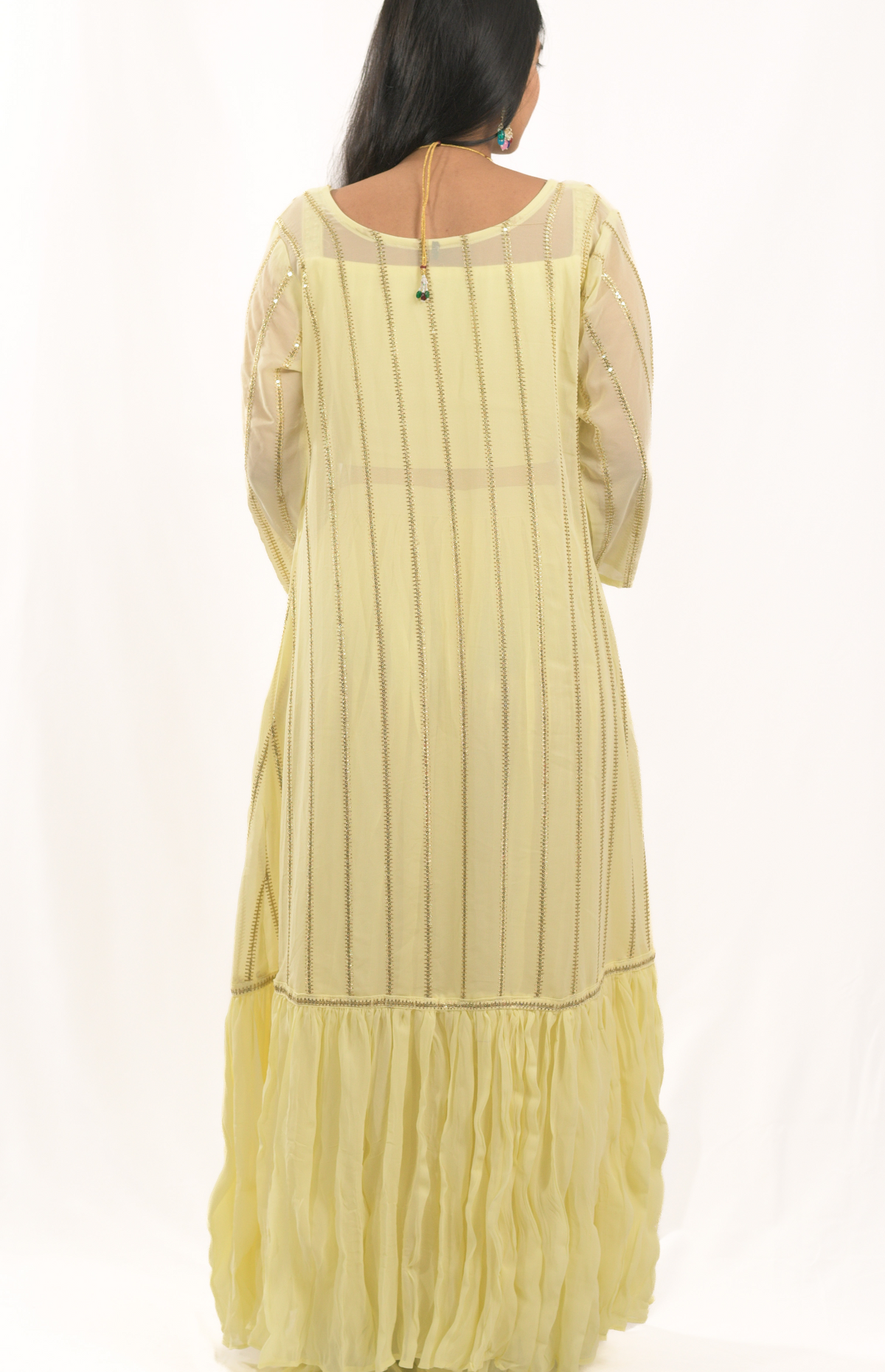 Lemon Crop Top 3 Piece Set