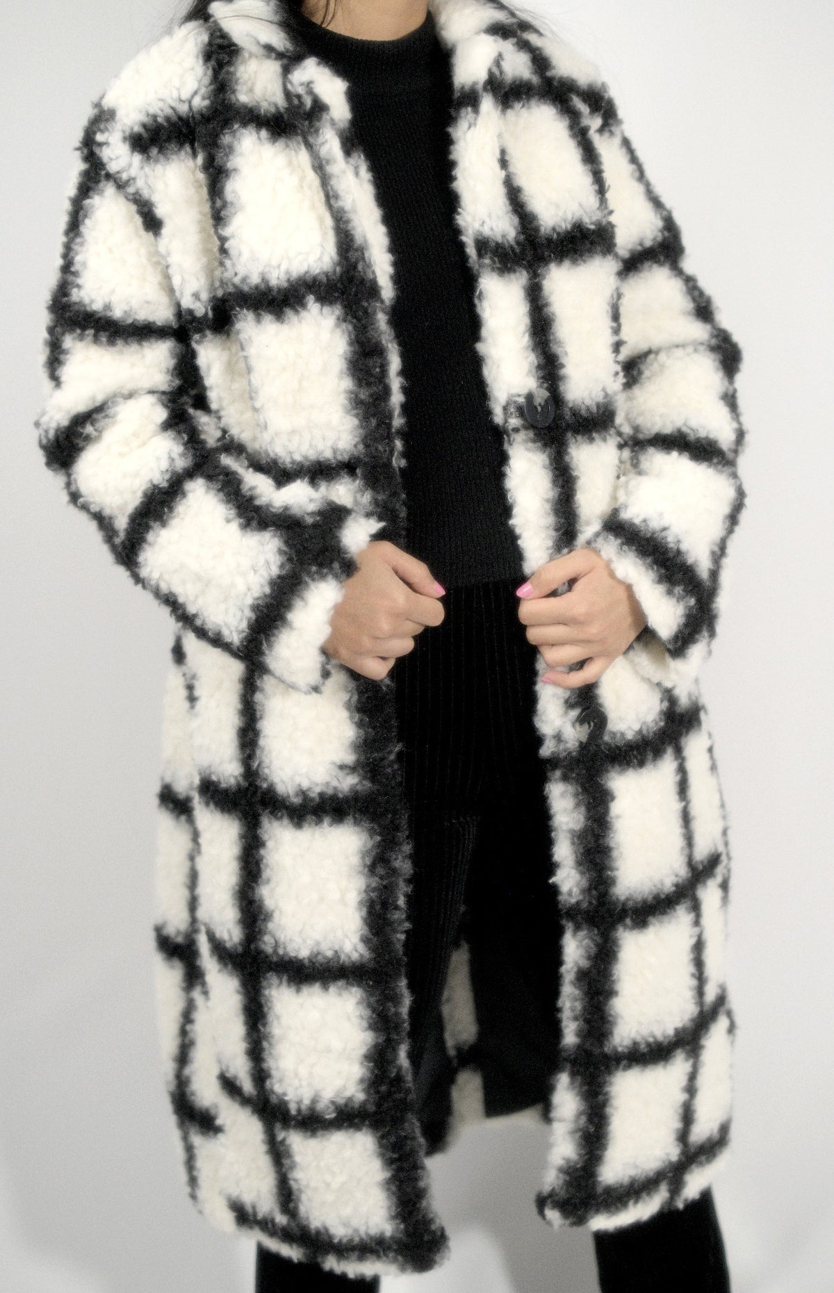 Black and White Coat
