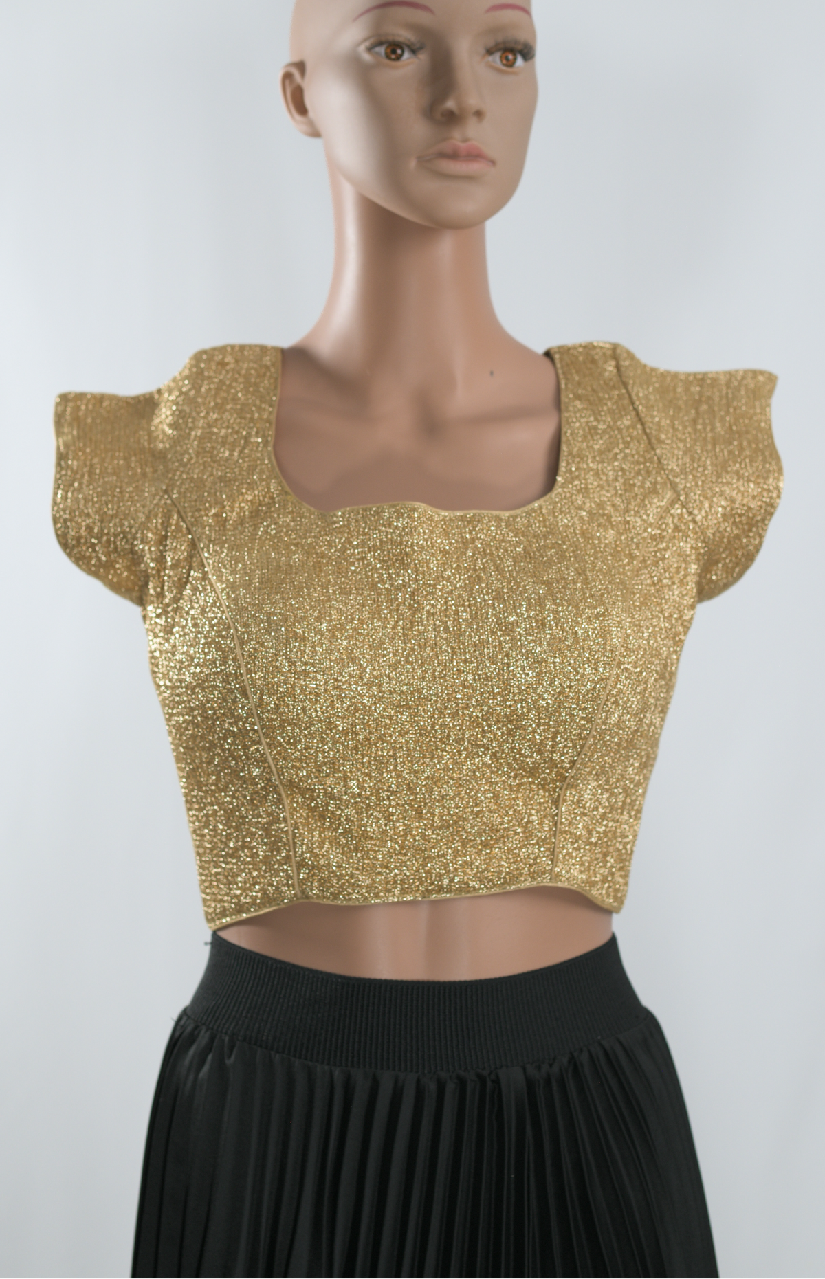 Jhallika Gold Blouse