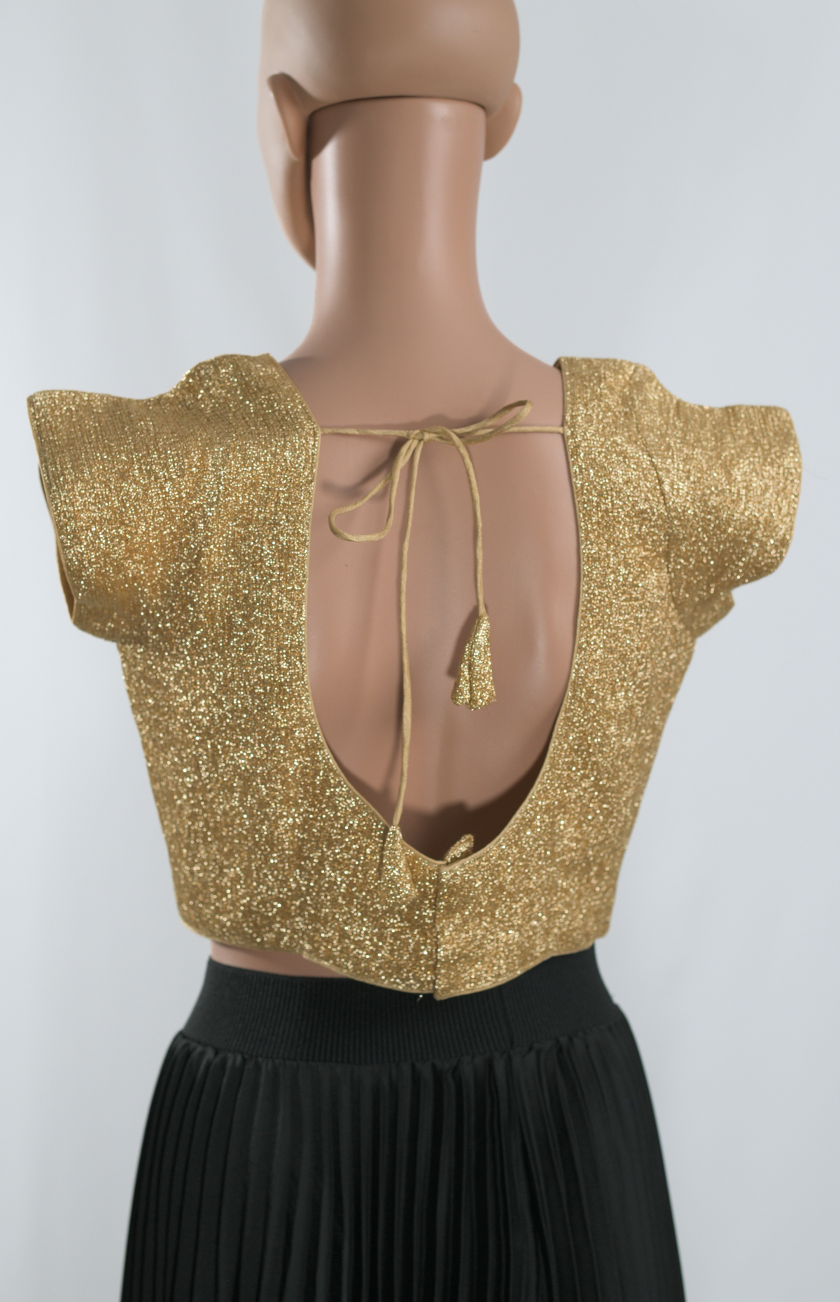 Jhallika Gold Blouse