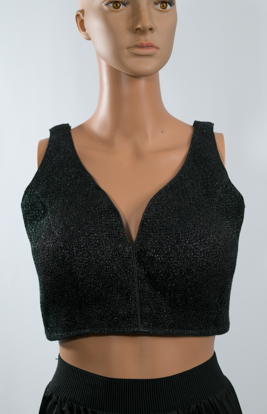 Nijhu Black Blouse