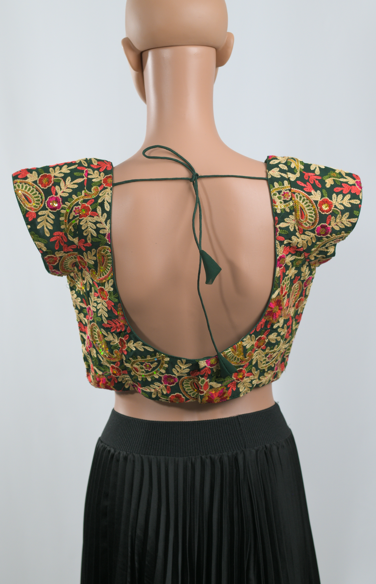 Haritha Green Kashmiri Blouse