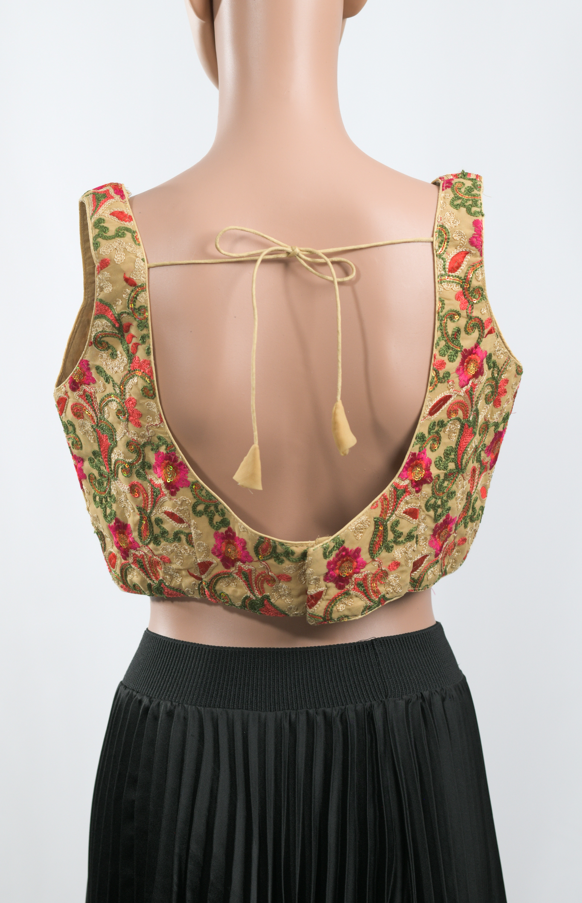 Mishti Cream Kashmiri Blouse