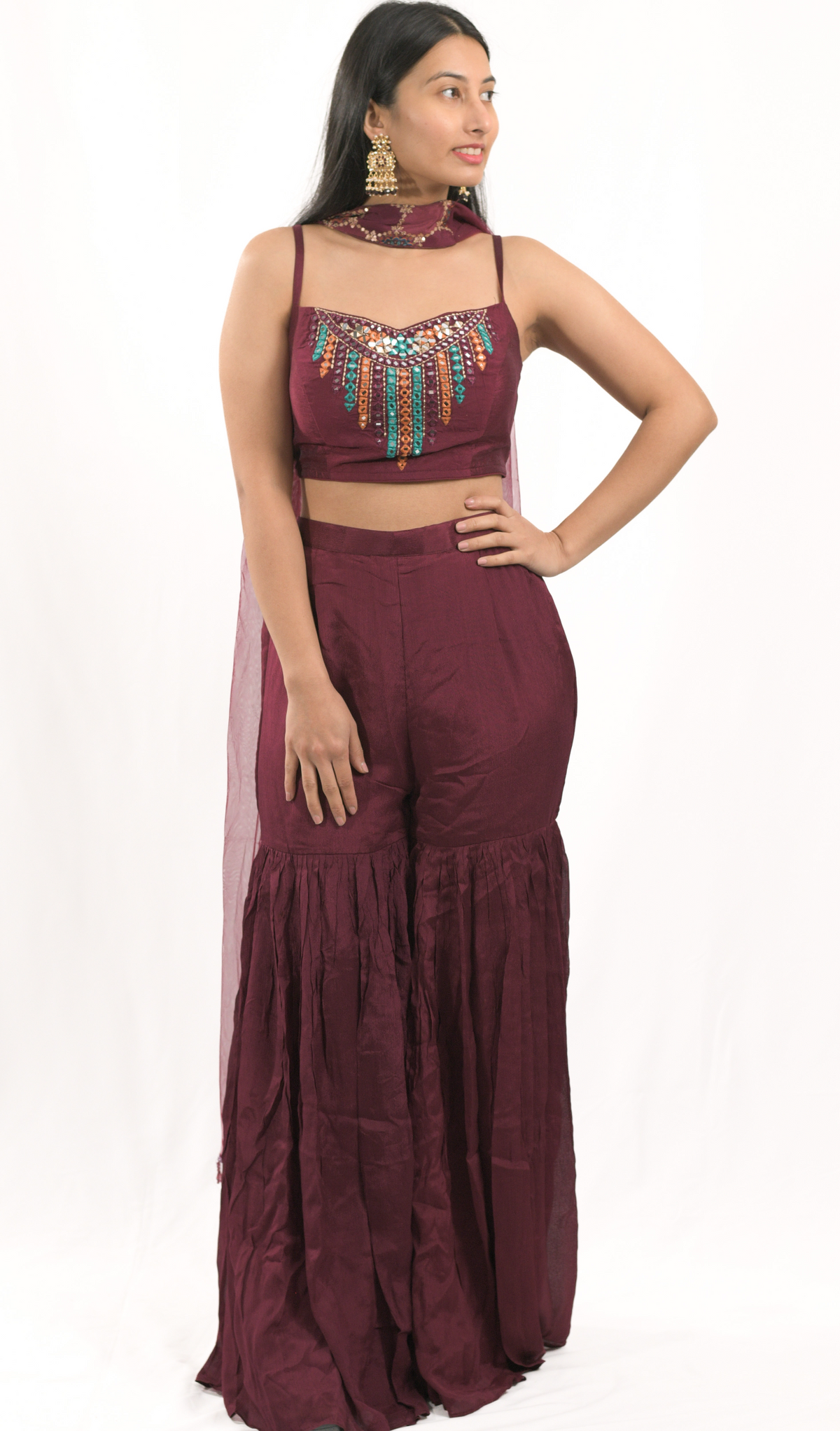 Crop Top 4 Piece Set