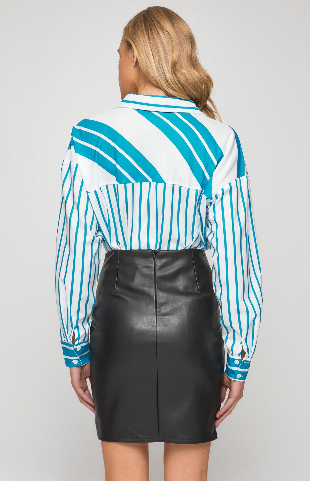 Nerissa Striped Oversized Shirt