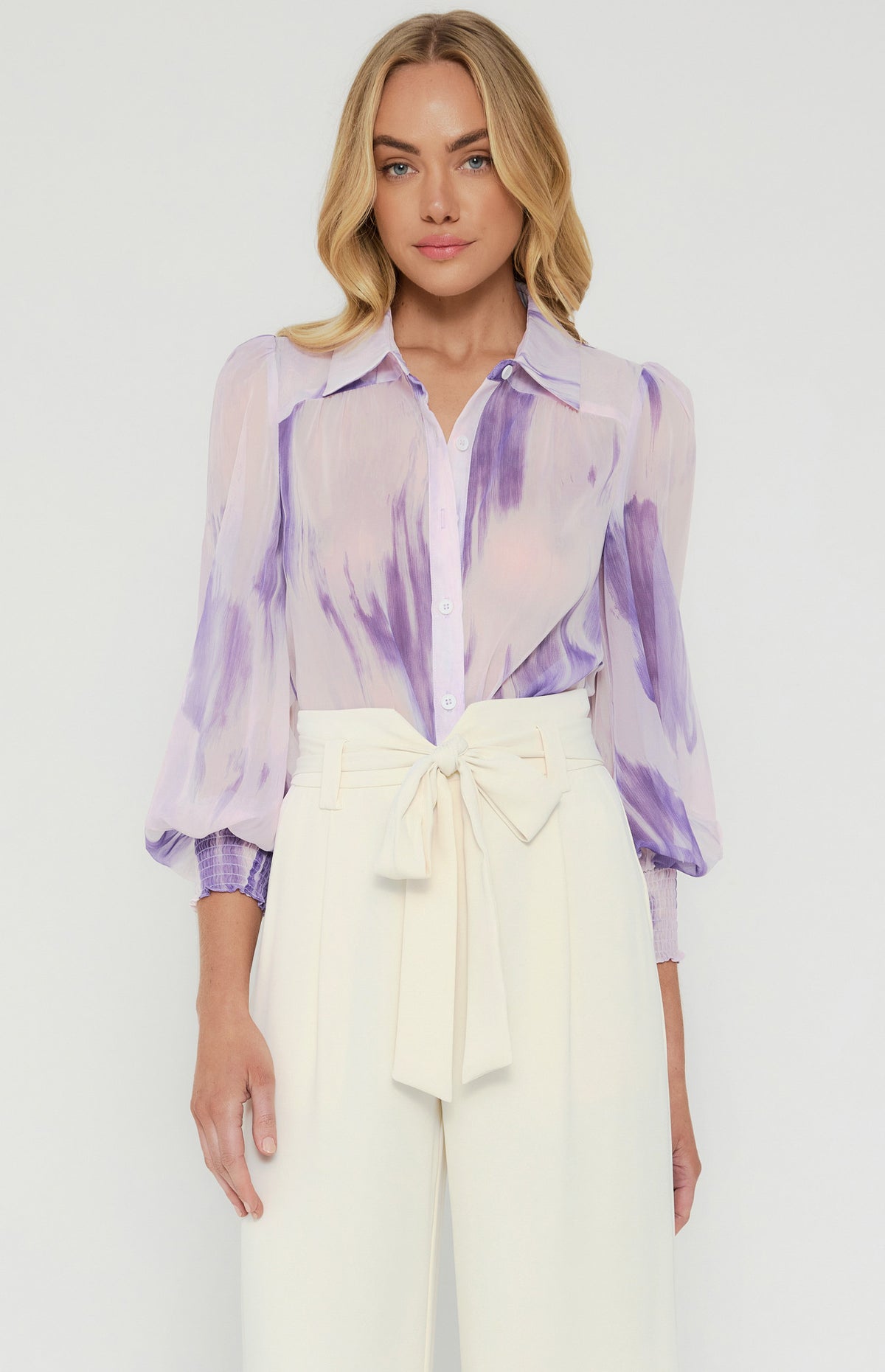 Pink and Purple Watercolour shirt