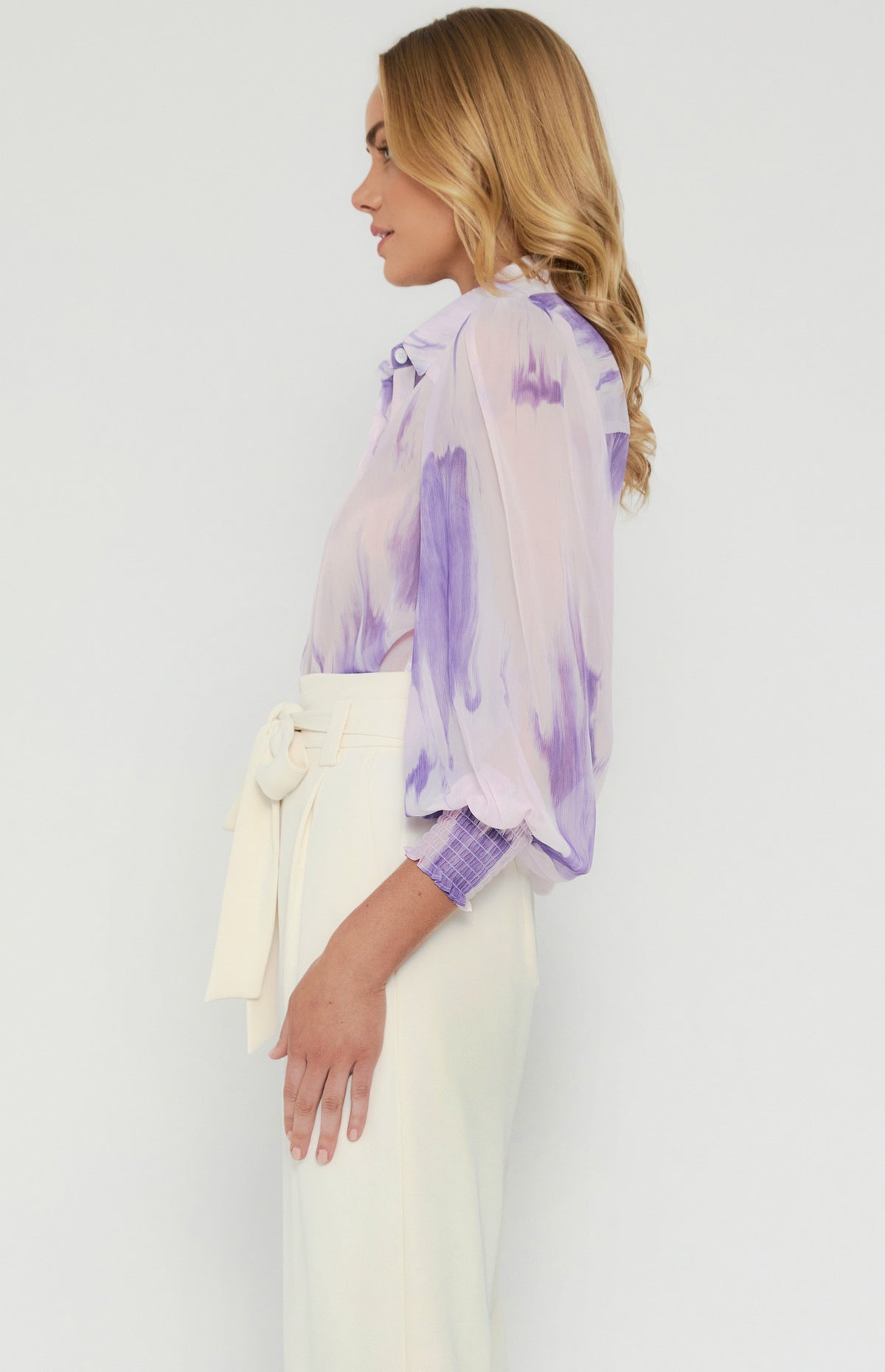 Pink and Purple Watercolour shirt